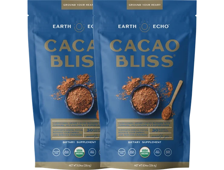 Two bags of Cacao Bliss