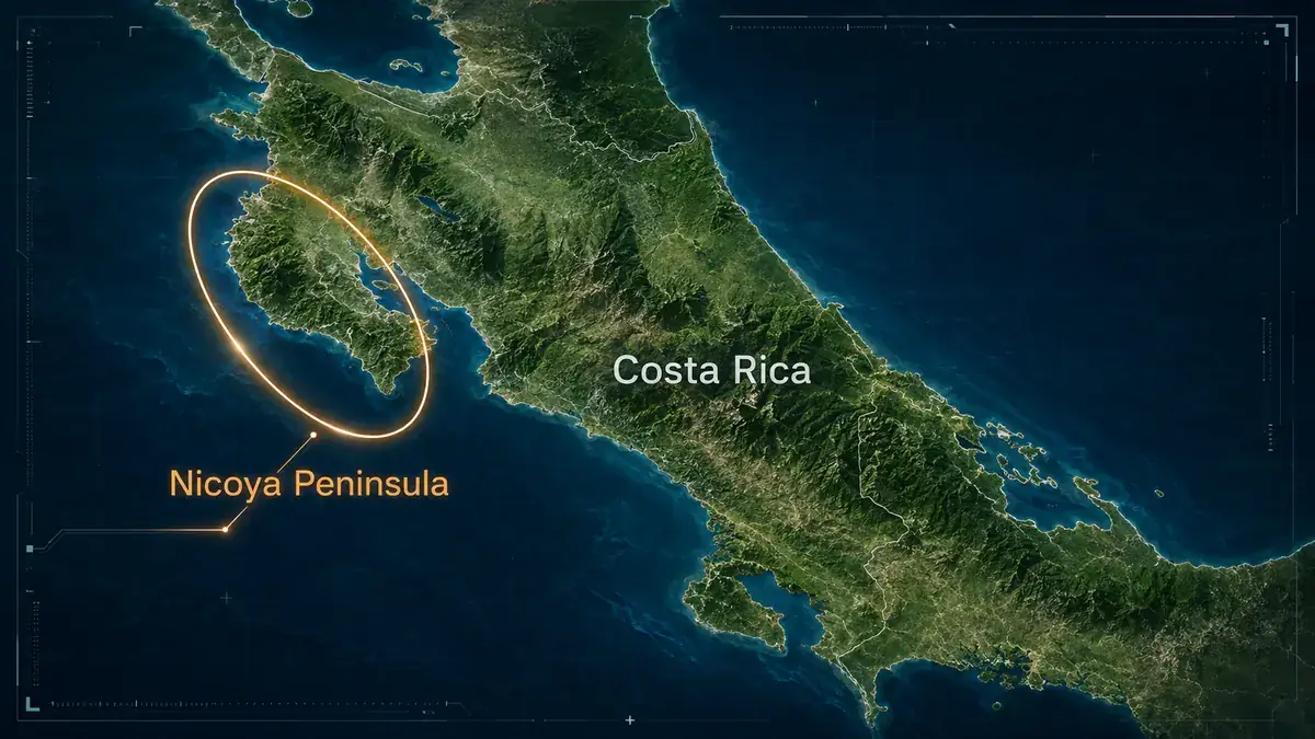 Nicoya Peninsula, Costa Rica, a recognised Blue Zone