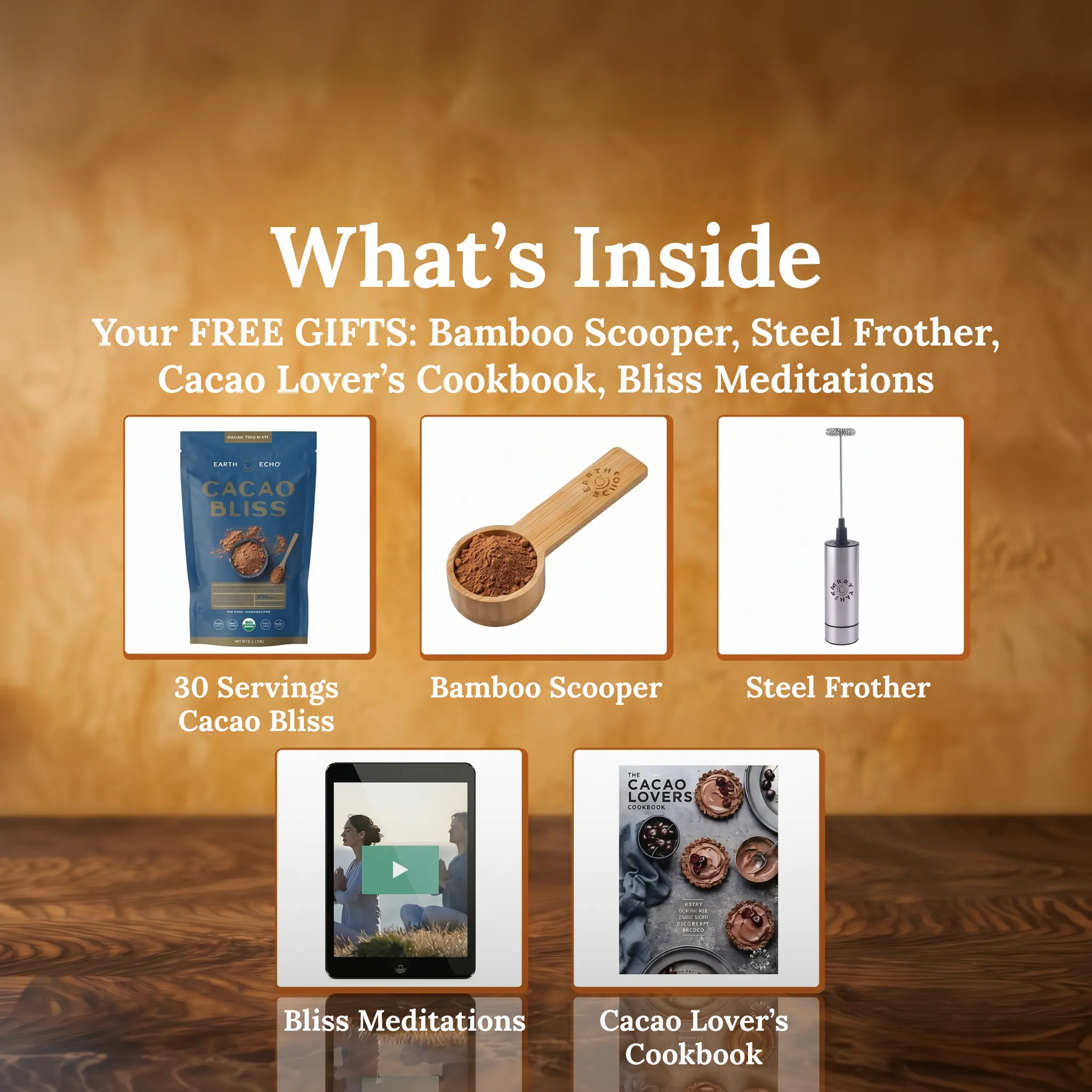 30-Day Supply of Cacao Bliss + FREE Starter Kit